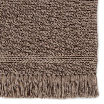 product image for Soleil Indoor/ Outdoor Solid Dark Taupe Rug by Jaipur Living 19