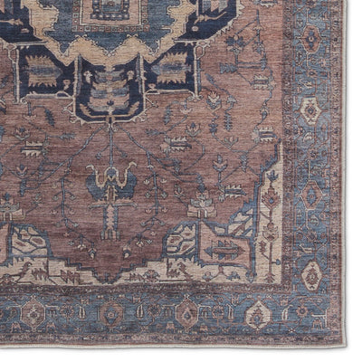 product image for barrymore medallion blue dark brown rug by jaipur living rug155395 4 97