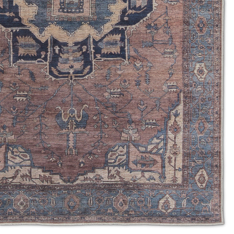 media image for barrymore medallion blue dark brown rug by jaipur living rug155395 4 228