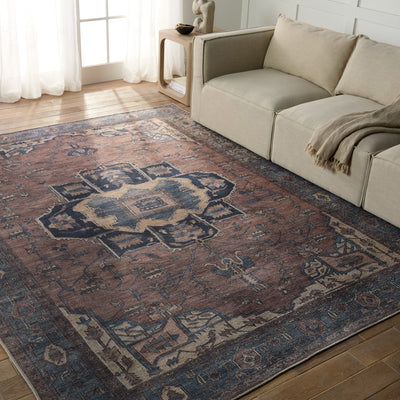 product image for barrymore medallion blue dark brown rug by jaipur living rug155395 5 54