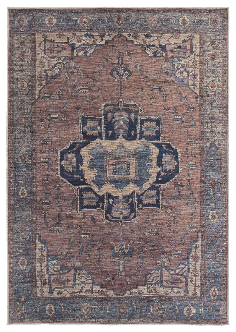 media image for barrymore medallion blue dark brown rug by jaipur living rug155395 1 27