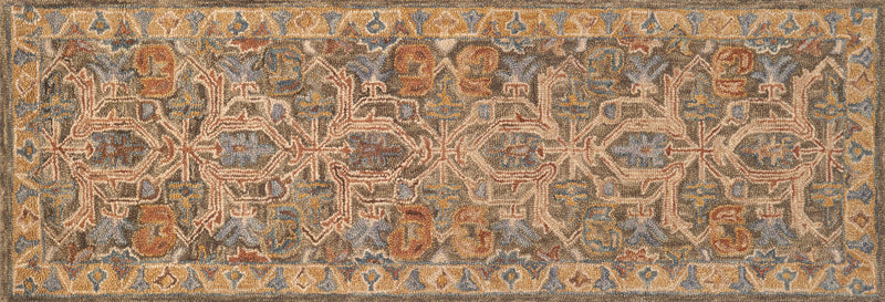media image for Victoria Rug in Walnut & Multi by Loloi 255