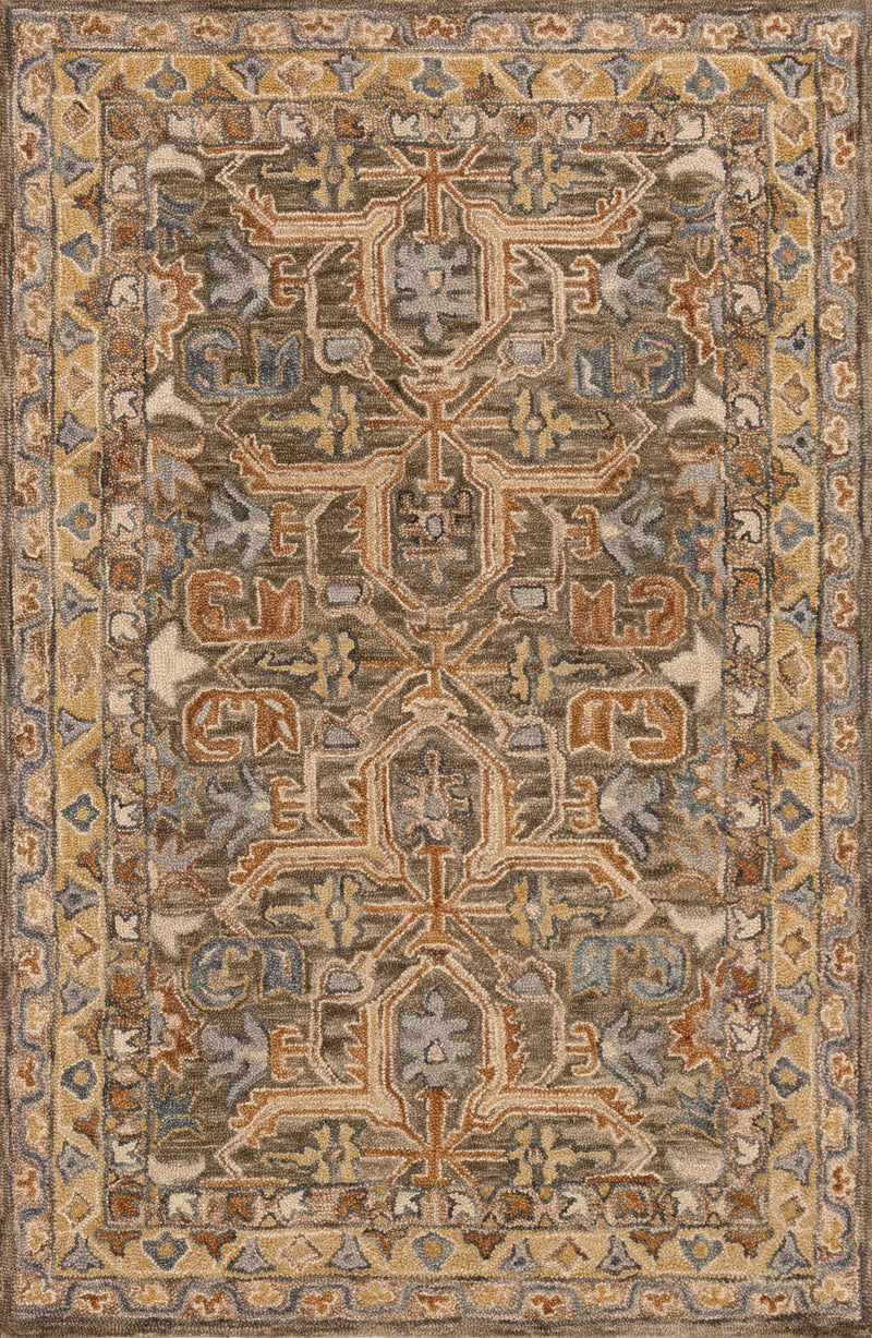 media image for Victoria Rug in Walnut & Multi by Loloi 218