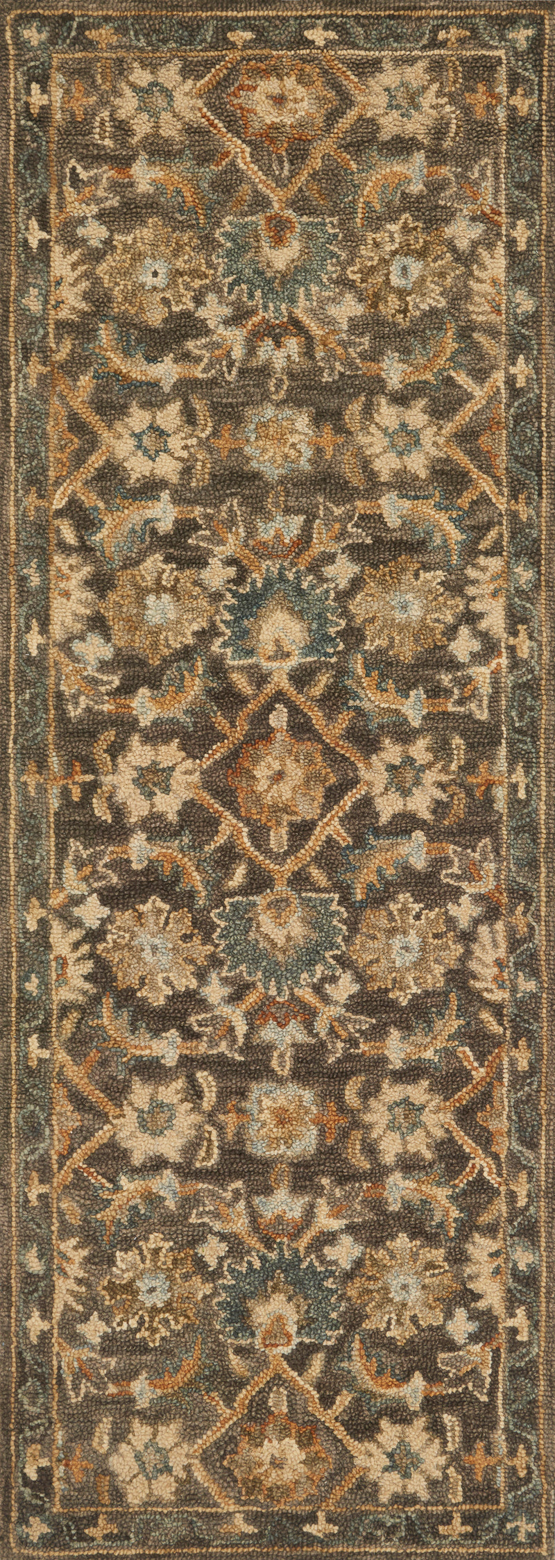 media image for Victoria Rug in Dark Taupe / Multi by Loloi 286