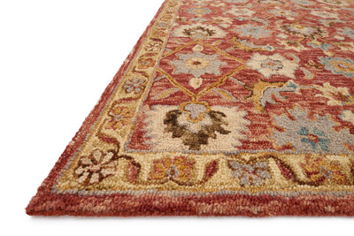 product image for Victoria Rug in Terracotta / Gold by Loloi 30