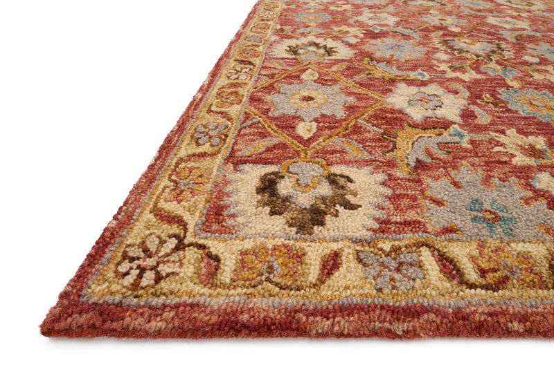 media image for Victoria Rug in Terracotta / Gold by Loloi 286