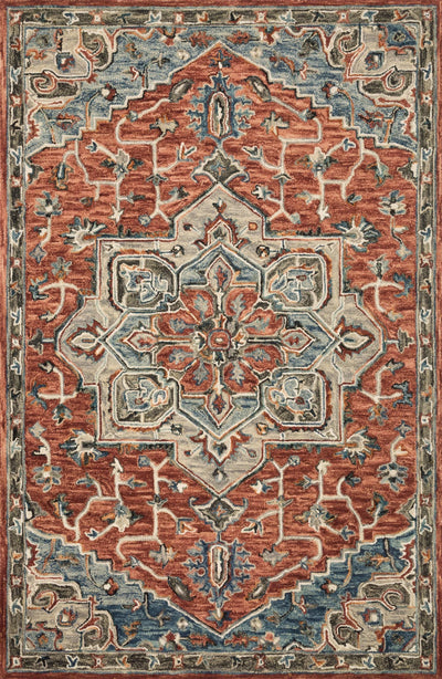 product image of Victoria Rug in Red & Multi by Loloi 592