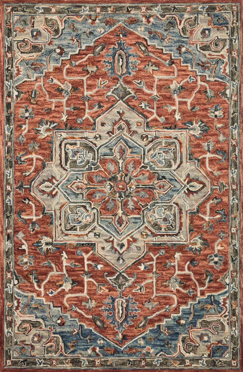 media image for Victoria Rug in Red & Multi by Loloi 267