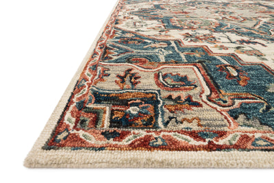 product image for Victoria Rug in Blue / Red by Loloi 86