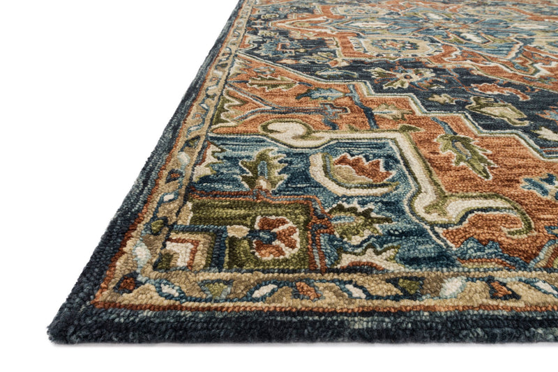 media image for Victoria Rug in Rust & Multi by Loloi 231