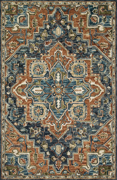 product image for Victoria Rug in Rust & Multi by Loloi 71