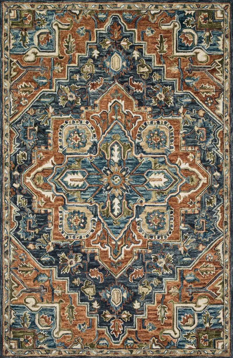 media image for Victoria Rug in Rust & Multi by Loloi 266