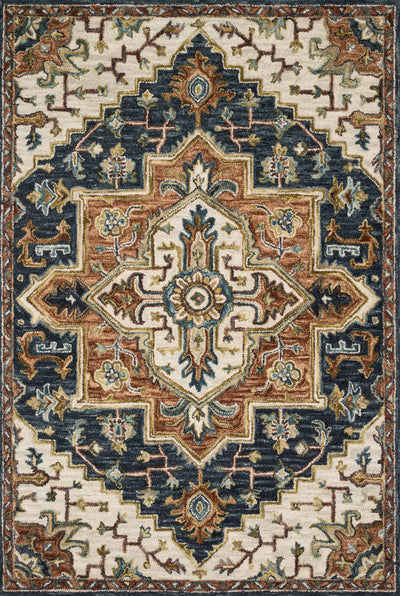 product image for Victoria Rug in Blue & Multi by Loloi 42