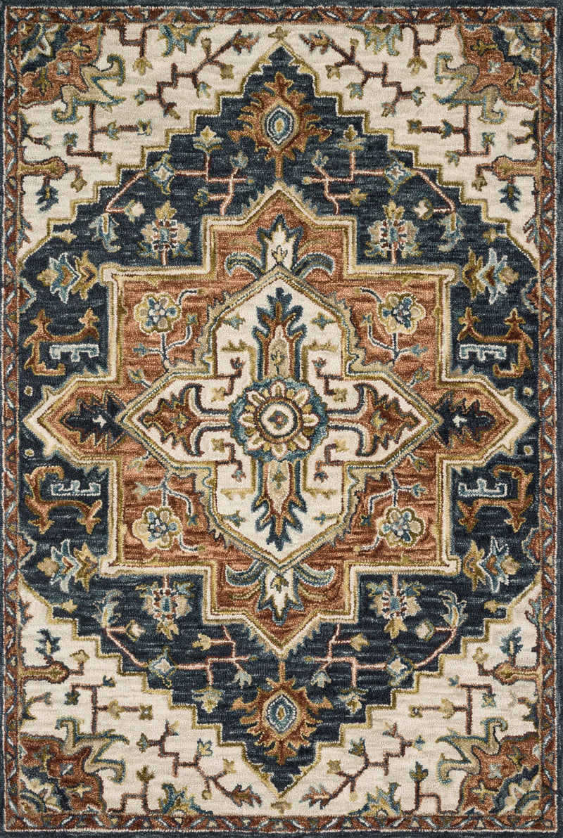 media image for Victoria Rug in Blue & Multi by Loloi 268