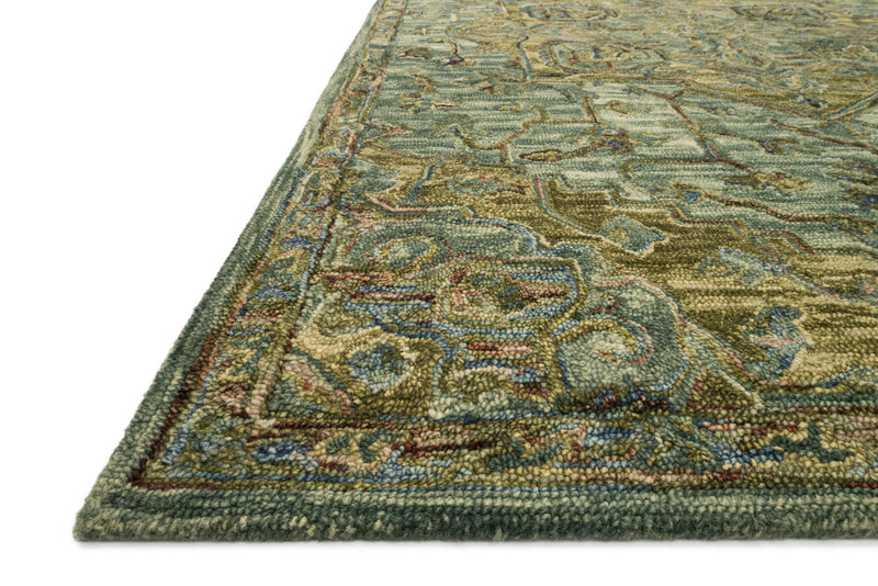 media image for Victoria Rug in Dark Green & Tabacco by Loloi 227