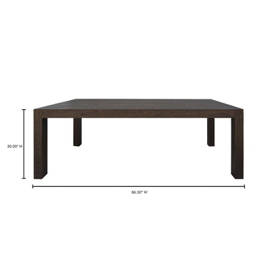 product image for evander rustic brown dining table by bd la mhc vl 1068 03 4 27