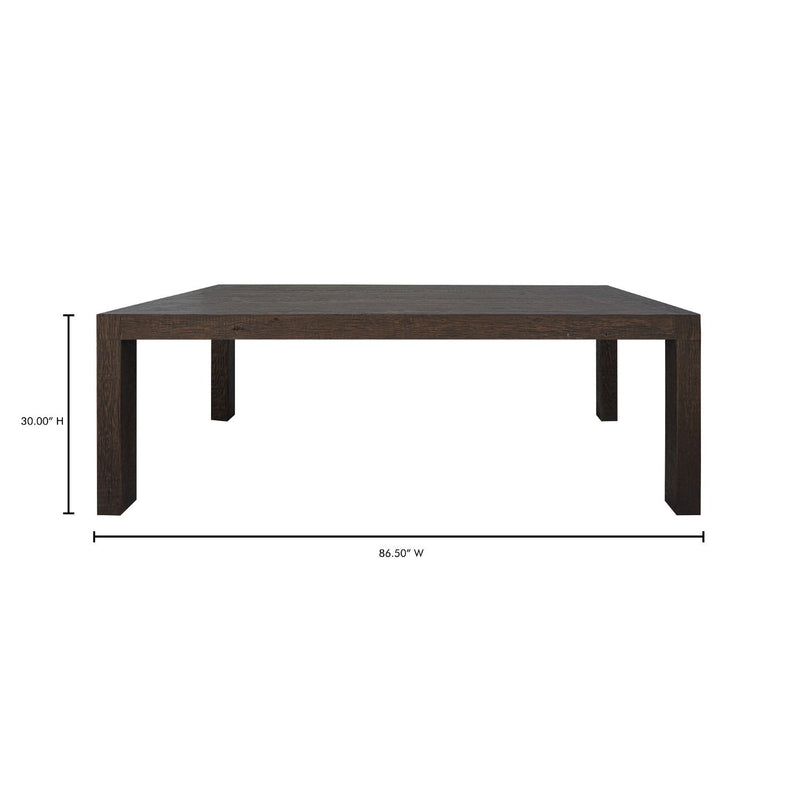 media image for evander rustic brown dining table by bd la mhc vl 1068 03 4 239