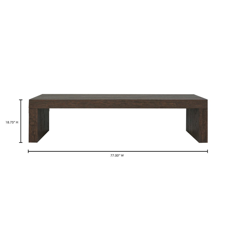 media image for evander rustic brown dining bench by bd la mhc vl 1076 03 4 299