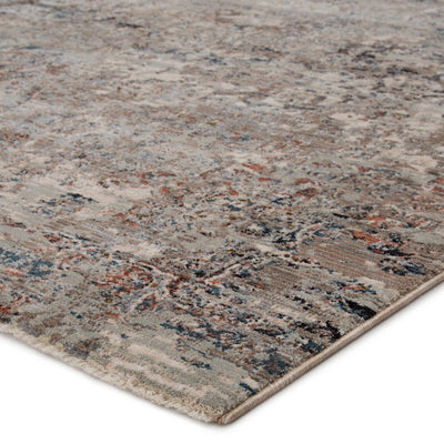 product image for Niran Medallion Gray & Rust Rug by Jaipur Living 3
