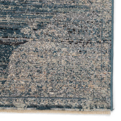 product image for Tolani Medallion Blue & Gray Rug by Jaipur Living 45