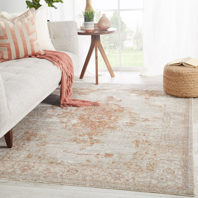 product image for Beatty Medallion Tan & Rust Rug by Jaipur Living 7