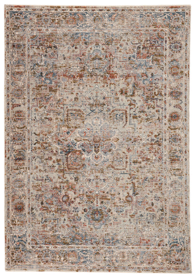 product image for Pierce Medallion Gray & Multicolor Rug by Jaipur Living 57