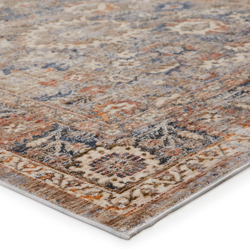 media image for Inari Oriental Light Taupe & Blue Rug by Jaipur Living 244