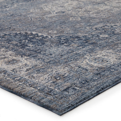 product image for Temple Medallion Blue & Gray Rug by Jaipur Living 8