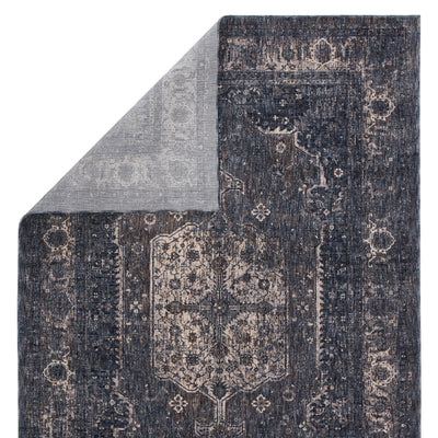 product image for Temple Medallion Blue & Gray Rug by Jaipur Living 23