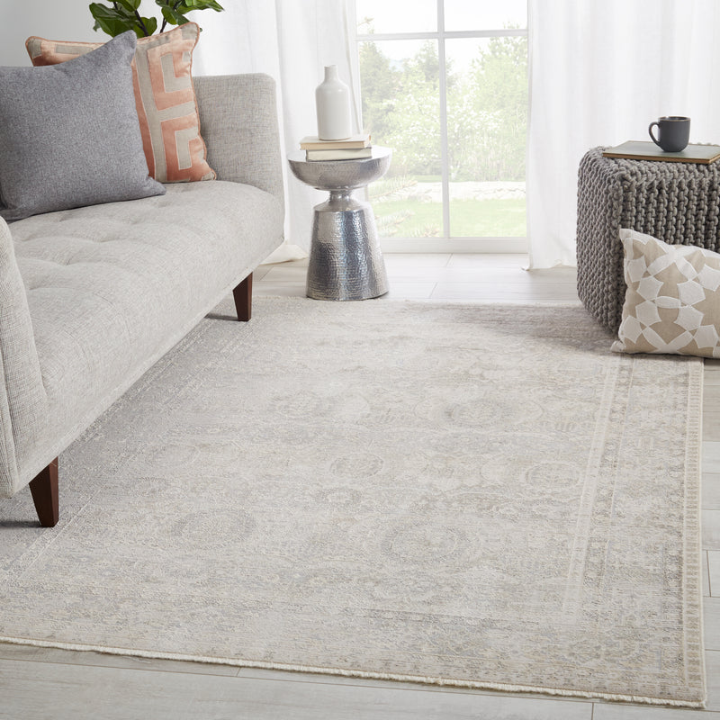 media image for Michon Oriental Gray & Cream Rug by Jaipur Living 234