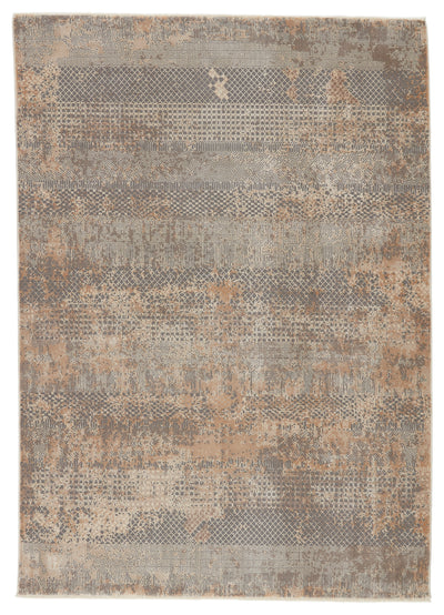 product image for Ezri Tribal Grey & Tan Rug by Jaipur Living 30
