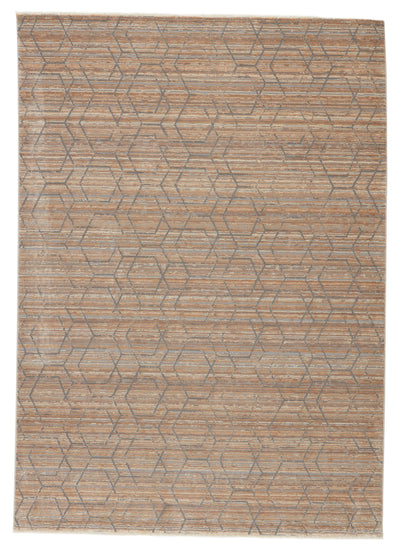 product image for Cavendish Trellis Tan & Grey Rug by Jaipur Living 4