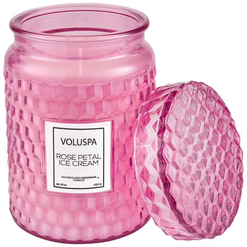 media image for rose petal ice cream large jar candle 1 262