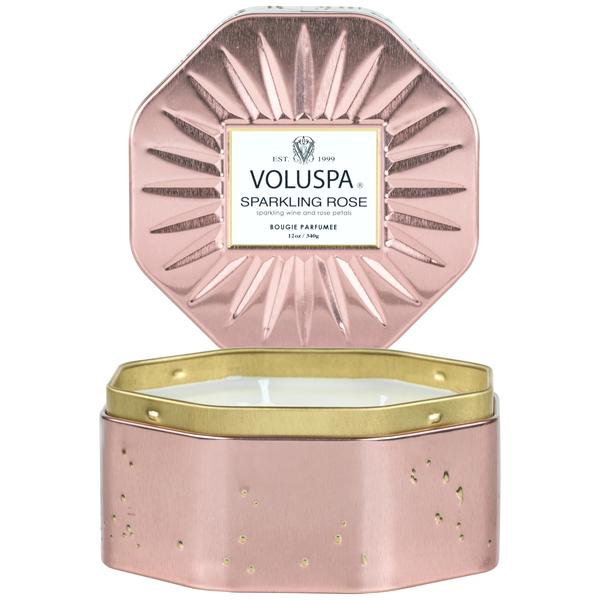 media image for sparkling rose 3 wick candle 1 223