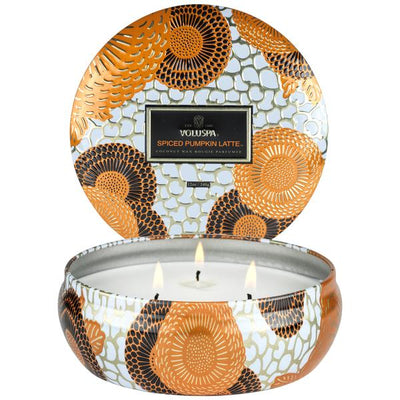 product image for spiced pumpkin latte seasonal 3 wick candle 2 69