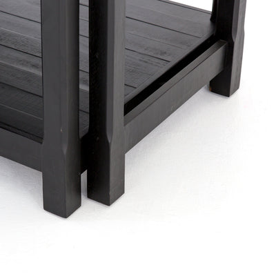 product image for Ian Kitchen Island In Black Acacia 66
