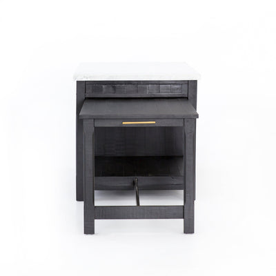 product image for Ian Kitchen Island In Black Acacia 41