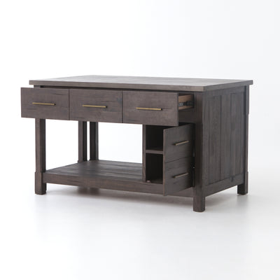 product image for Ian Kitchen Island In Natural Peroba 17