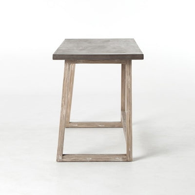 product image for Crockett Desk In Antiqued Dark Grey 6