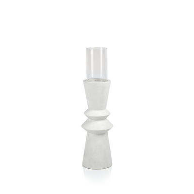 product image for maldives pillar hurricane candle holder by zodax vt 1321 3 4