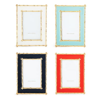 product image of brynn gold bamboo border photo frames in various colors design by tozai 1 54