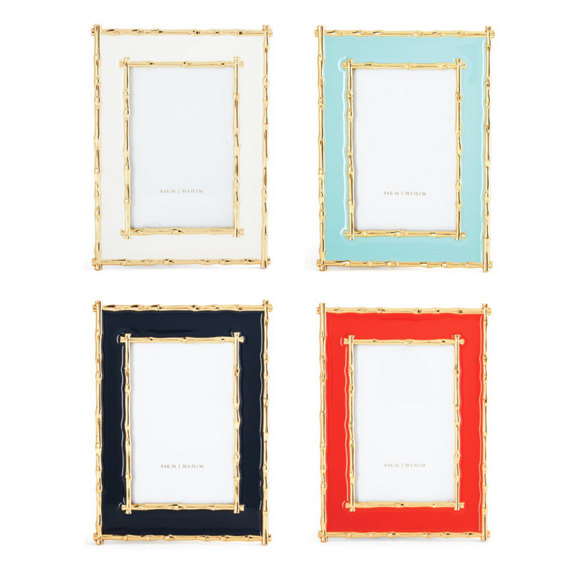media image for brynn gold bamboo border photo frames in various colors design by tozai 1 282