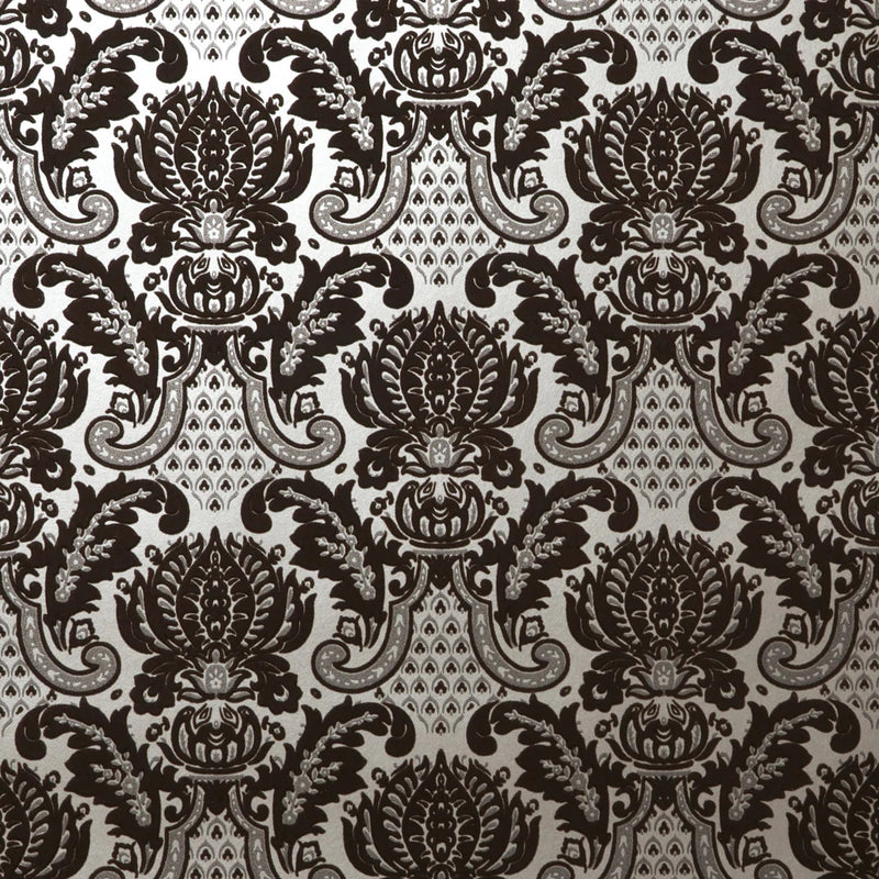 media image for sample windsor wallpaper in chocolate silver by burke decor 1 227