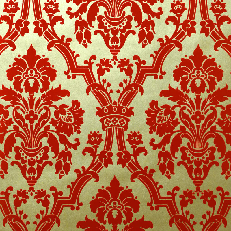 media image for Empire Wallpaper in Scarlet/Champagne by Burke Decor 232