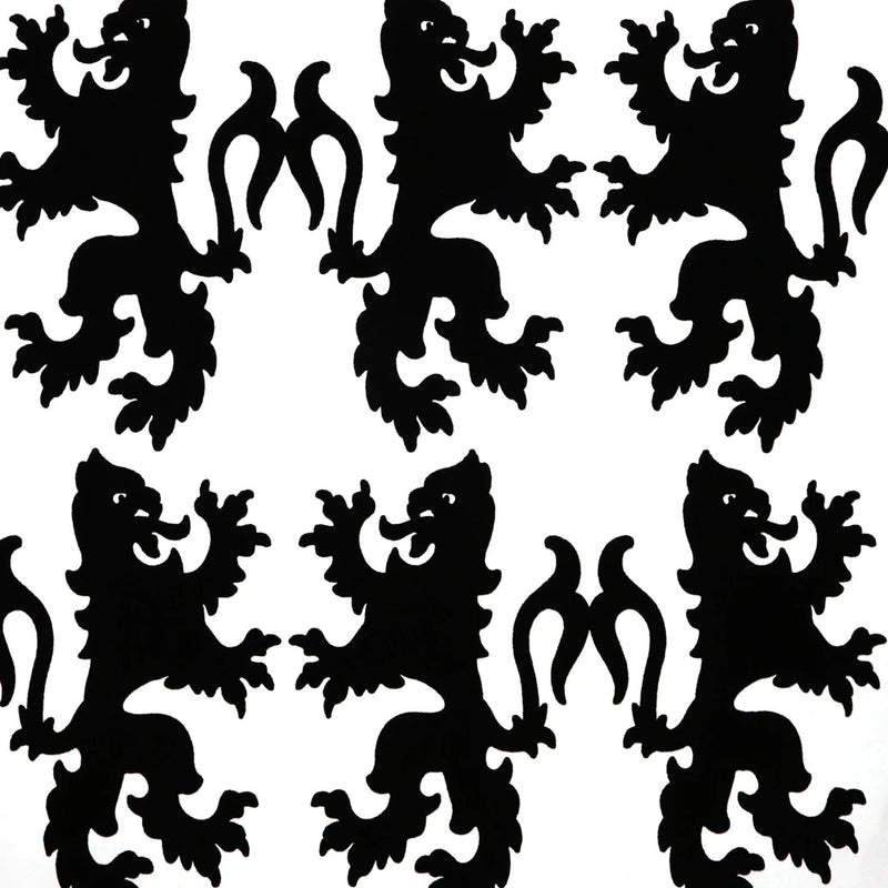 media image for sample griffons wallpaper in black white by burke decor 1 282