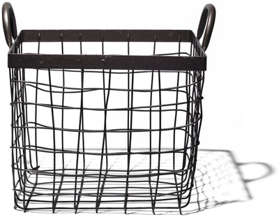product image for square basket with handle small design by puebco 3 20