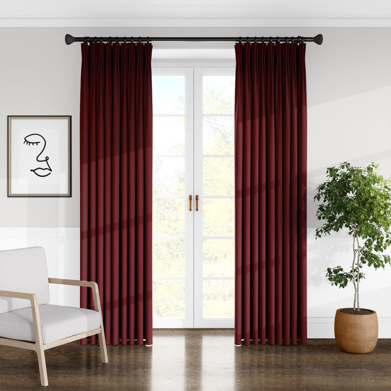 media image for Vanessa Merlot Drapery 4 223