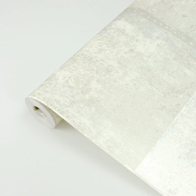 product image for Vela Distressed Geometric Wallpaper in Ivory from the Polished Collection by Brewster Home Fashions 69