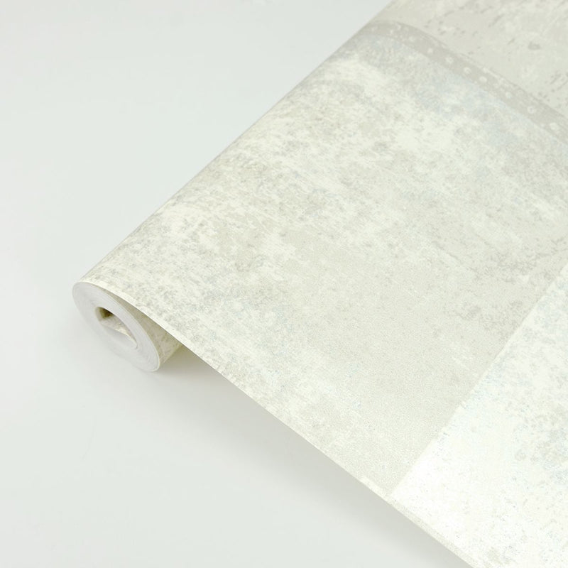 media image for Vela Distressed Geometric Wallpaper in Ivory from the Polished Collection by Brewster Home Fashions 287