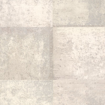 product image for Vela Distressed Geometric Wallpaper in Ivory from the Polished Collection by Brewster Home Fashions 38